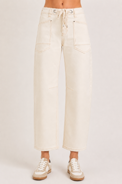 The Hudson Slouchy Slim Barrel Jean