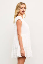 Load image into Gallery viewer, Lily SCOOP NECK SMOCKED CAP SLEEVE TIERED DRESS (2 Colors)
