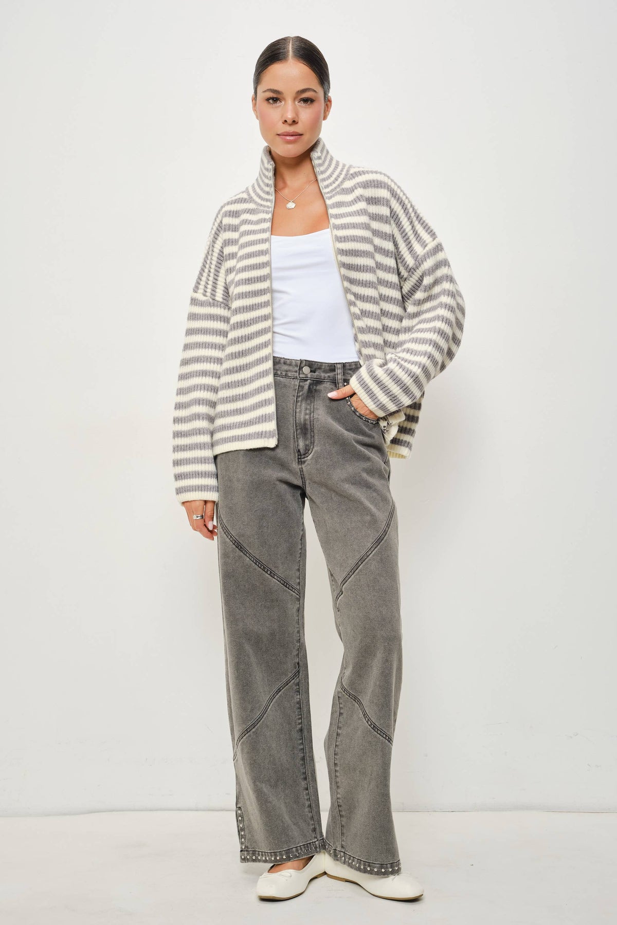 Zane Sweater Knit Jacket