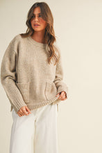 Load image into Gallery viewer, FRONT PATCH POCKET SWEATER TOP
