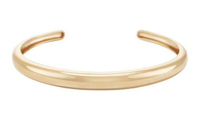 18K Gold Dome Cuff Bracelet