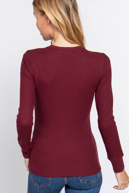 The Weekend Thermal Crew Neck (5 Colors)
