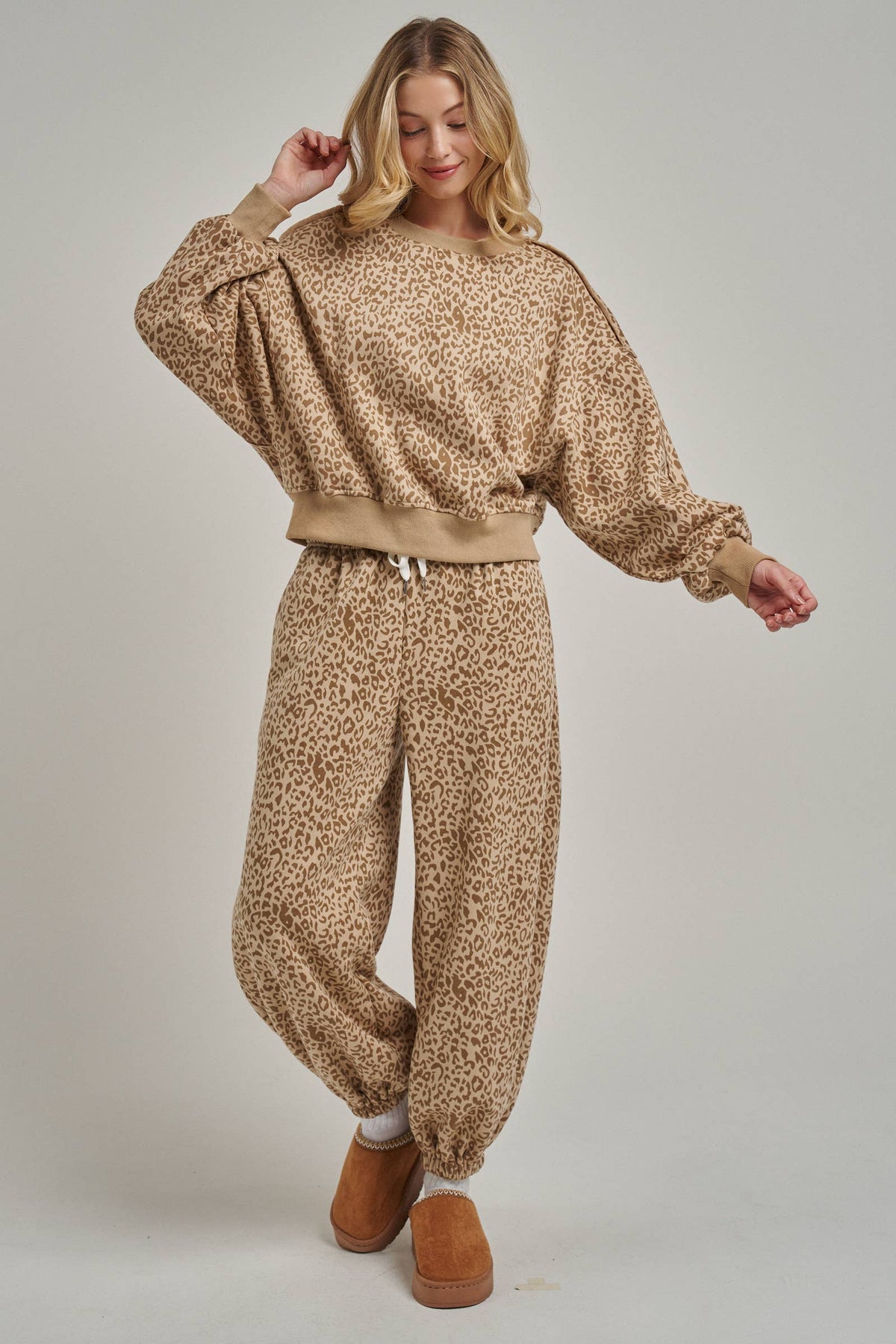 Wild Side Leopard Joggers