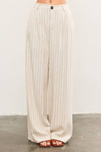 Load image into Gallery viewer, Striped Wide Leg Vest/Pant Set

