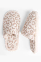 Load image into Gallery viewer, Leopard Print Fuzzy Slippers (3 Colors)

