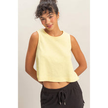 Load image into Gallery viewer, Boxy Fit Crew Neck Tank

