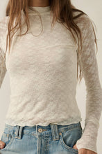 Load image into Gallery viewer, The Camille Floral Lace Top Mock
