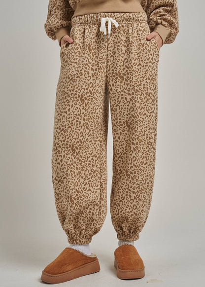 Wild Side Leopard Joggers
