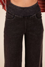 Load image into Gallery viewer, Roe Washed Denim Wide Leg Pant

