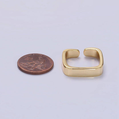 14K Gold Filled Square Geometric Band Ring