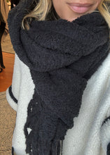 Load image into Gallery viewer, Ultra Soft Knit Scarf W/Tassels
