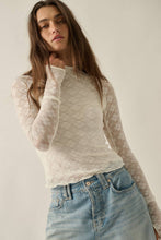 Load image into Gallery viewer, The Camille Floral Lace Top Mock
