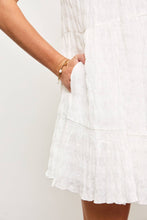 Load image into Gallery viewer, Lily SCOOP NECK SMOCKED CAP SLEEVE TIERED DRESS (2 Colors)
