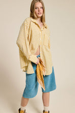 Load image into Gallery viewer, Paige Gingham Button Down Shirt (2 Colors)
