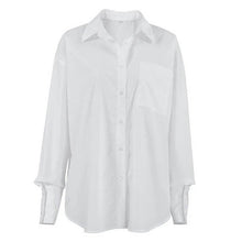Load image into Gallery viewer, Easy Days White Button Down Shirt
