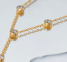 Load image into Gallery viewer, 14K Lariat Stud Y Necklace
