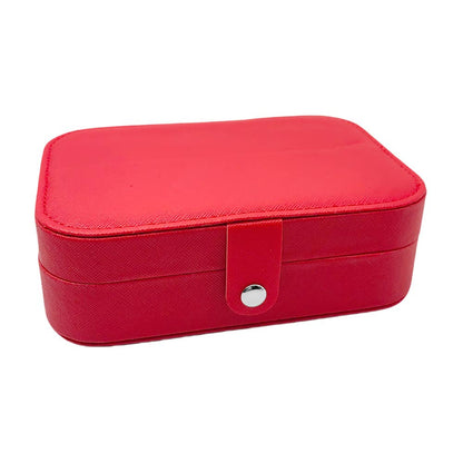 Faux Leather Portable Jewelry Box (3 Colors)