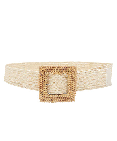 Boardwalk Raffia Stretch Belt (2 Colors)