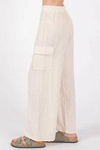 Load image into Gallery viewer, The Cove Gauze Cargo Pants
