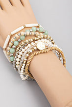 Load image into Gallery viewer, Ivory Beaded Stack Bracelet
