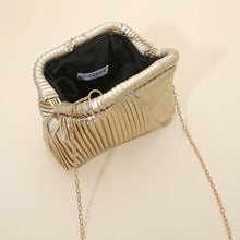 Load image into Gallery viewer, Faux Leather Textured Evening Clutch Crossbody Bag
