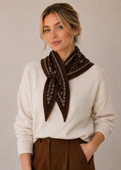 Handkerchief Pull Through Scarf (4 Colors)