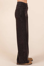 Load image into Gallery viewer, Roe Washed Denim Wide Leg Pant
