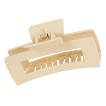 Load image into Gallery viewer, Large Matte Hair Claw - Cream
