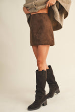 Load image into Gallery viewer, The Sutton Suede Mini Skirt
