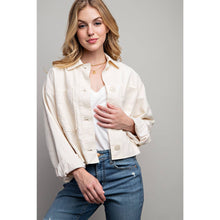 Load image into Gallery viewer, Linen Crop Jacket

