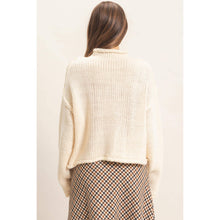 Load image into Gallery viewer, Harvest Moon Rolled Collar Sweater
