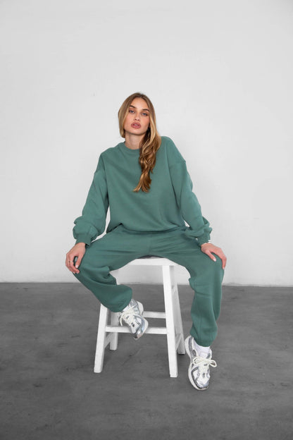 The Lounge Plush Fleece Crew Neck Sweatshirt (2 Colors)
