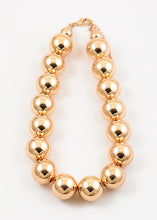Load image into Gallery viewer, Large Gold Ball Necklace
