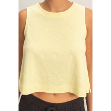 Load image into Gallery viewer, Boxy Fit Crew Neck Tank
