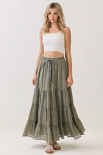 Load image into Gallery viewer, Coconut Tiered Maxi Skirt
