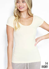 Load image into Gallery viewer, Cap Sleeve Scoop Neck Top (3 Colors)
