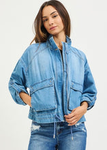 Load image into Gallery viewer, Amara Cargo Pocket Denim Jacket
