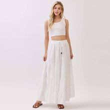 Load image into Gallery viewer, Coconut Tiered Maxi Skirt
