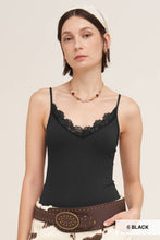 Load image into Gallery viewer, Olivia Lace Trim V-Neck Cami (5 Colors)
