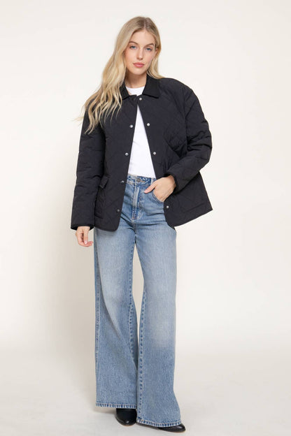 The Willa Quilted Barn Coat (2 Colors)