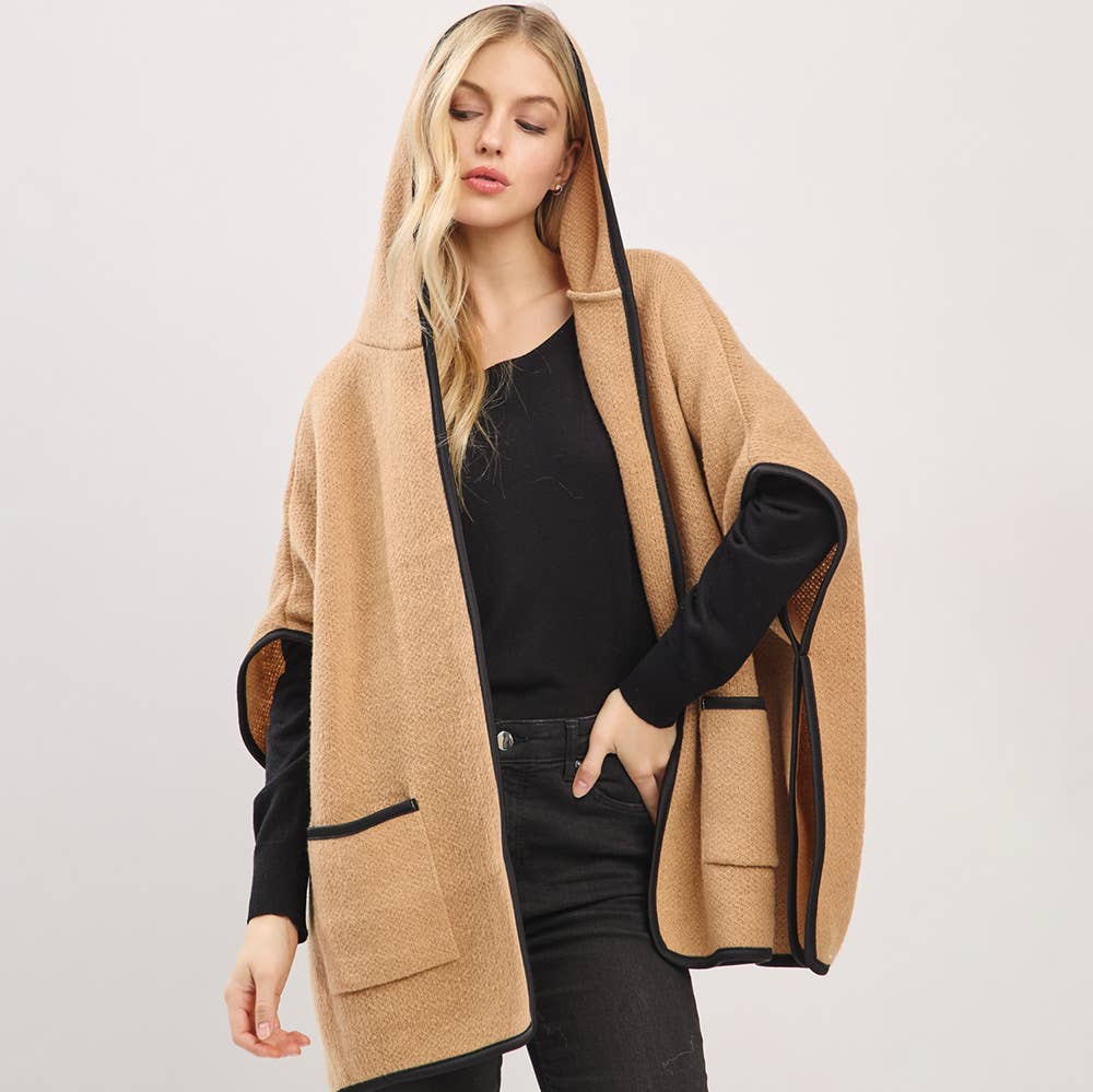 The Lennox Hooded Poncho