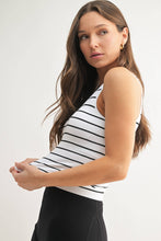 Load image into Gallery viewer, Gia Striped Ribbed Tank Top
