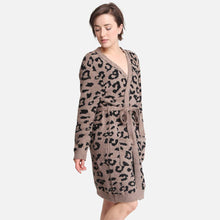 Load image into Gallery viewer, Leopard Patterned Cozy Robe
