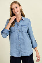 Load image into Gallery viewer, Emerson Denim Button Down Shirt
