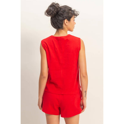 Pocket Cotton Tank (5 Colors)