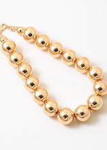 Load image into Gallery viewer, Large Gold Ball Necklace
