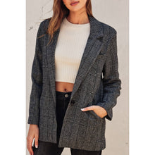 Load image into Gallery viewer, Checks out Boyfriend Blazer
