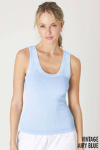 Load image into Gallery viewer, Vintage Reversible Ribbed Tank (5 Colors)
