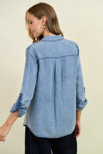Load image into Gallery viewer, Emerson Denim Button Down Shirt
