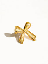 Load image into Gallery viewer, Lillian 18K Gold Non-Tarnish Bow Stud &amp; Ring
